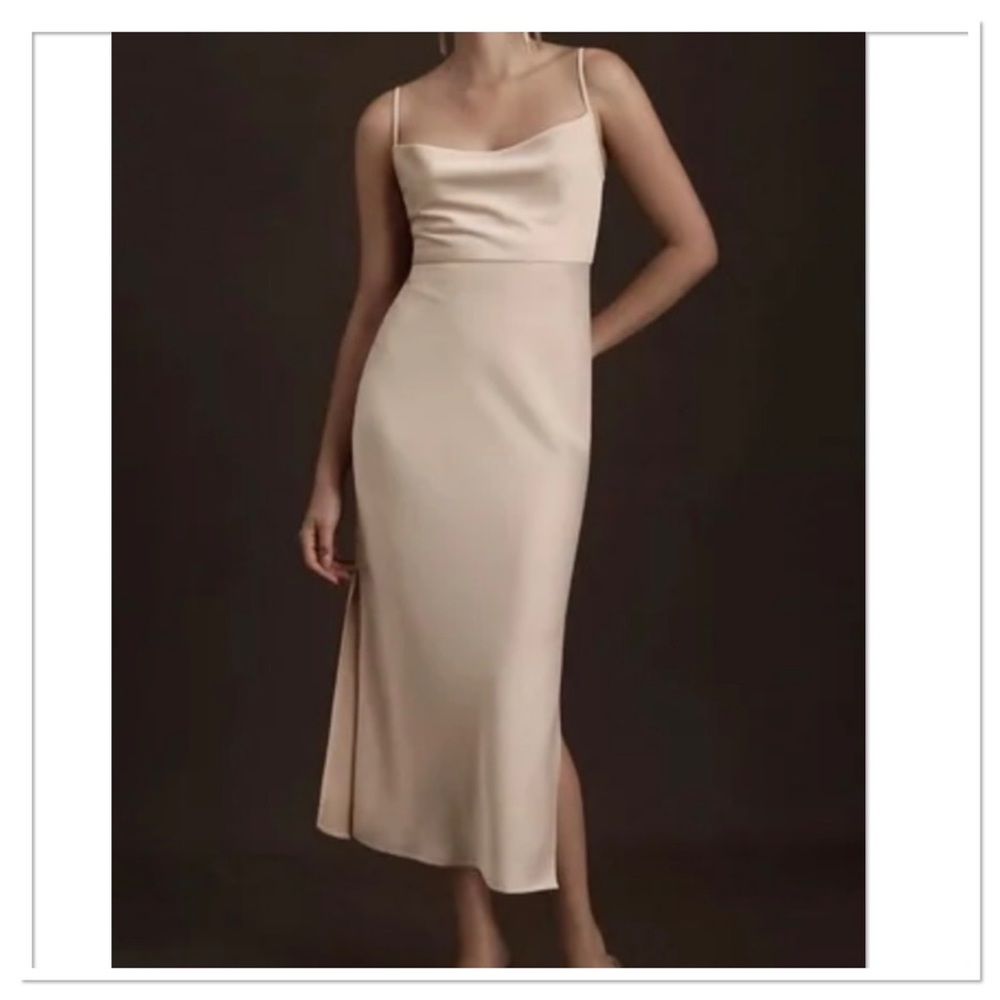NWT Anthropologie Sachin & Babi Cali Satin Midi Dress Charmeuse Size 26